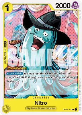 Nitro card from Two Legends Pre-Release Cards