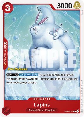 Lapins card from Two Legends Pre-Release Cards