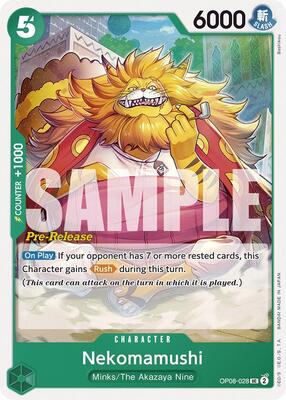 Nekomamushi card from Two Legends Pre-Release Cards