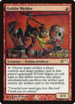 Goblin Welder card from Judge Promos
