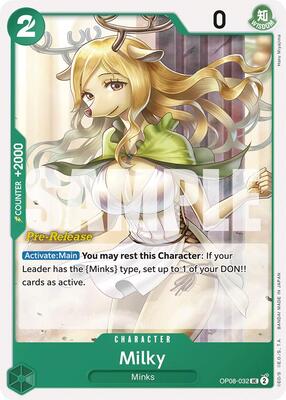 Milky card from Two Legends Pre-Release Cards