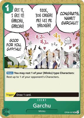 Garchu card from Two Legends Pre-Release Cards
