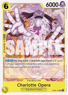 Charlotte Opera card from Two Legends Pre-Release Cards