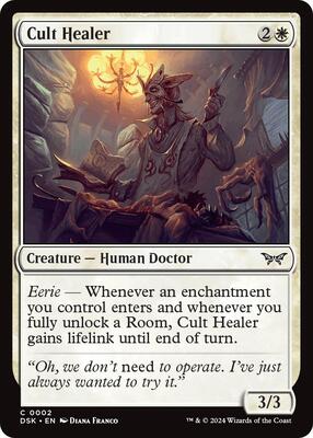 Cult Healer card from Duskmourn: House of Horror