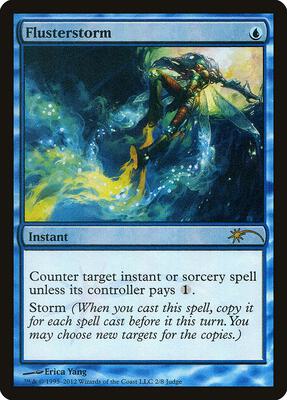 Flusterstorm card from Judge Promos