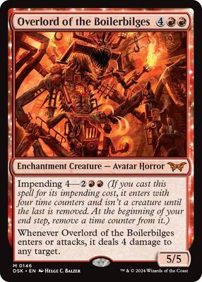 Overlord of the Boilerbilges card from Duskmourn: House of Horror