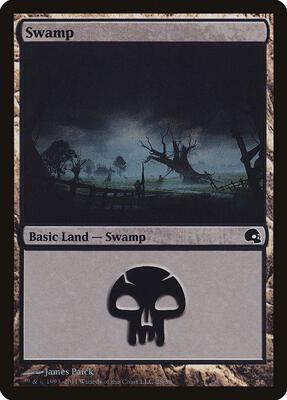 Swamp (28) card from Premium Deck Series: Graveborn