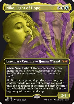 Niko, Light of Hope (Showcase) card from Duskmourn: House of Horror