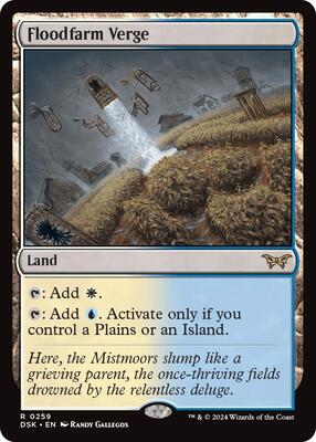 Floodfarm Verge card from Duskmourn: House of Horror