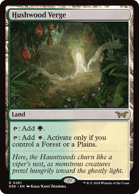 Hushwood Verge card from Duskmourn: House of Horror