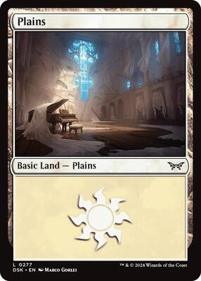 Plains (0277) card from Duskmourn: House of Horror