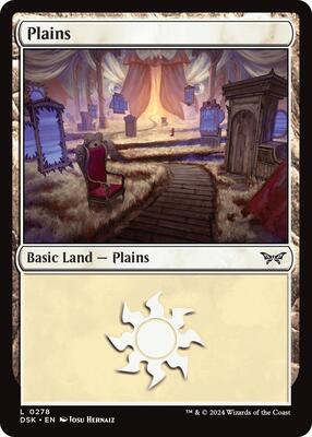 Plains (0278) card from Duskmourn: House of Horror
