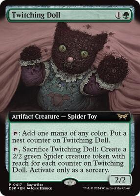 Twitching Doll (Extended Art) card from Buy-A-Box Promos