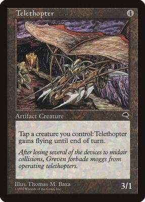 Telethopter card from Tempest