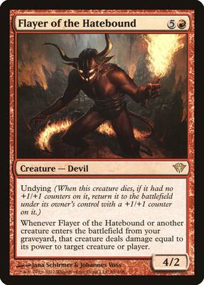 Flayer of the Hatebound card from Dark Ascension