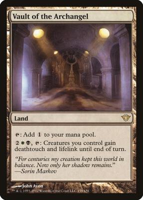 Vault of the Archangel card from Dark Ascension