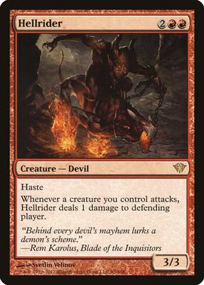 Hellrider card from Dark Ascension