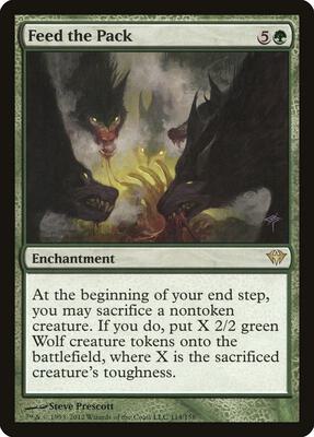 Feed the Pack card from Dark Ascension
