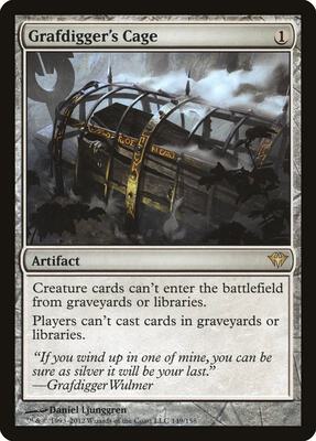 Grafdigger's Cage card from Dark Ascension