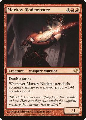 Markov Blademaster card from Dark Ascension