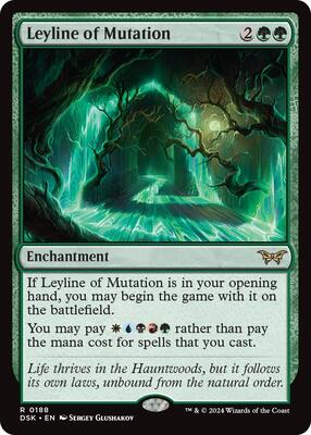 Leyline of Mutation card from Duskmourn: House of Horror