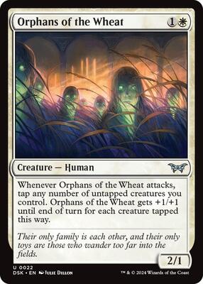 Orphans of the Wheat card from Duskmourn: House of Horror