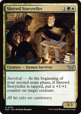 Shrewd Storyteller card from Duskmourn: House of Horror