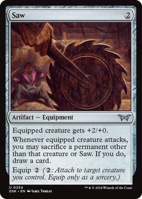 Saw card from Duskmourn: House of Horror