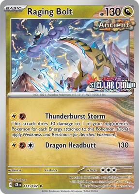 Raging Bolt - 111/142 (Cosmo Holo) (Best Buy) card from Miscellaneous Cards & Products