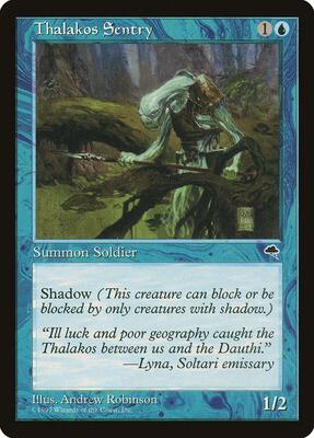 Thalakos Sentry card from Tempest
