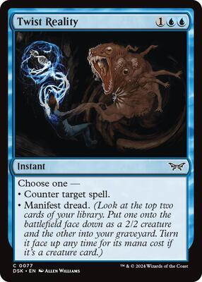 Twist Reality card from Duskmourn: House of Horror