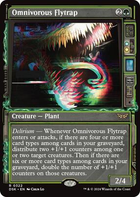 Omnivorous Flytrap (Showcase) card from Duskmourn: House of Horror