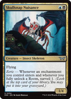 Skullsnap Nuisance card from Duskmourn: House of Horror