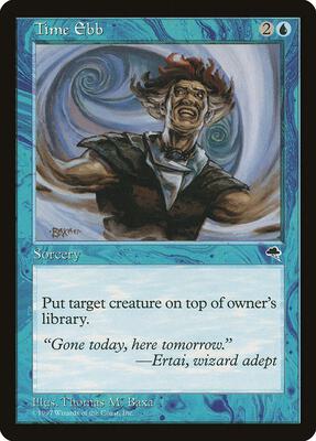 Time Ebb card from Tempest