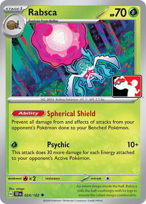 Rabsca - 024/162 card from Prize Pack Series Cards