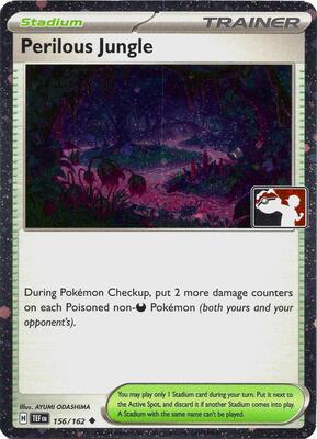 Perilous Jungle - 156/162 (Cosmos Holo) card from Prize Pack Series Cards