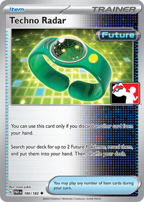 Techno Radar - 180/182 card from Prize Pack Series Cards