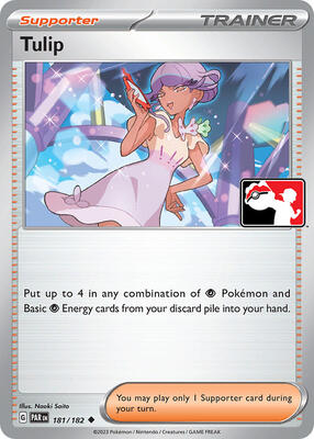 Tulip - 181/182 card from Prize Pack Series Cards