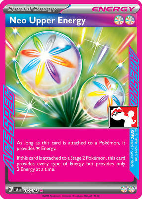 Neo Upper Energy - 162/162 card from Prize Pack Series Cards