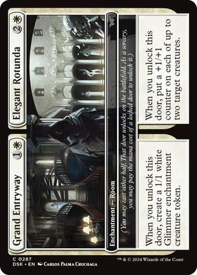 Grand Entryway // Elegant Rotunda (0287) card from Duskmourn: House of Horror
