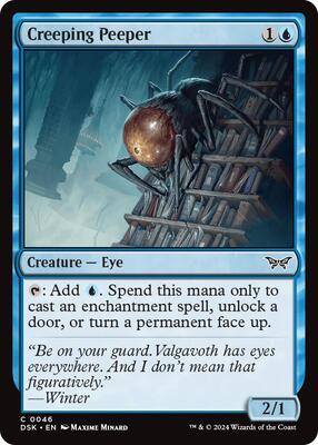 Creeping Peeper card from Duskmourn: House of Horror