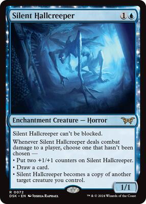 Silent Hallcreeper card from Duskmourn: House of Horror