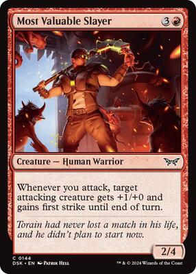 Most Valuable Slayer card from Duskmourn: House of Horror