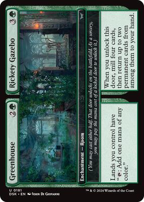 Greenhouse // Rickety Gazebo card from Duskmourn: House of Horror
