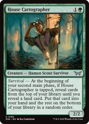House Cartographer card from Duskmourn: House of Horror