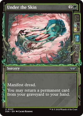Under the Skin (Showcase) card from Duskmourn: House of Horror