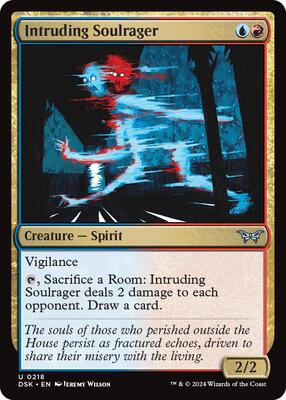 Intruding Soulrager card from Duskmourn: House of Horror