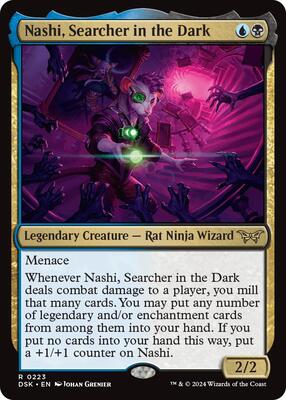 Nashi, Searcher in the Dark card from Duskmourn: House of Horror