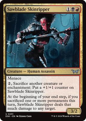 Sawblade Skinripper card from Duskmourn: House of Horror
