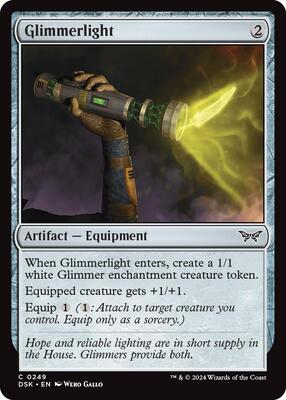 Glimmerlight card from Duskmourn: House of Horror